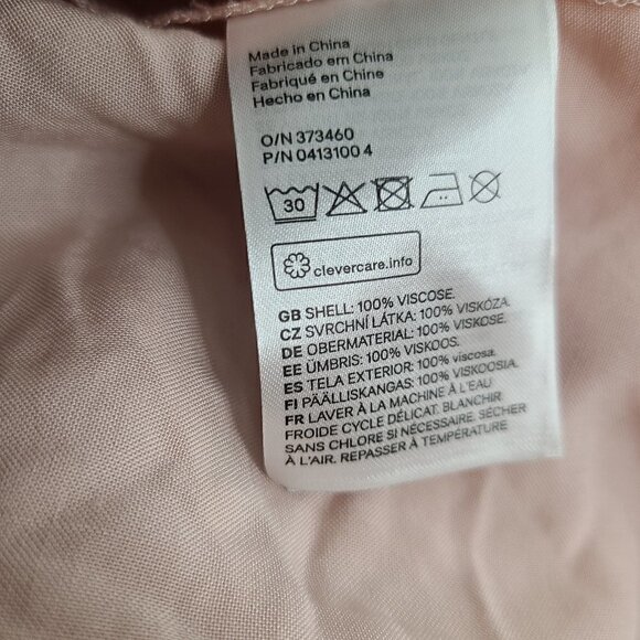 NWT Divided Blush Pink Button Up Long Sleeve Shirt - Picture 4 of 4
